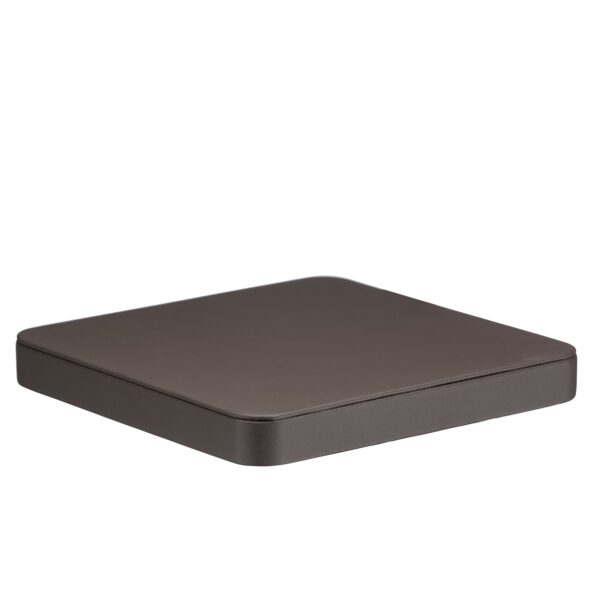 Leatherette Small Square Display Base – Custom Jewelry & Watch Stand Premium leatherette small square jewelry display base with customizable colors and branding for retail and gifting