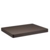 Leatherette square base jewelry display with removable arms for retail, boutique, and trade-show jewelry presentation