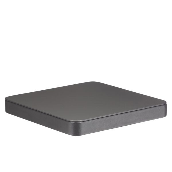Leatherette Small Square Display Base – Custom Jewelry & Watch Stand Premium leatherette small square jewelry display base with customizable colors and branding for retail and gifting