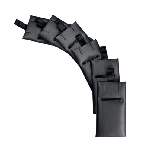 Custom Leatherette Jewelry Display Pads for Stackable Trays — Bulk OEM Inserts Custom leatherette loose pads for stackable jewelry display trays with pendant and earring inserts, bulk B2B OEM packaging