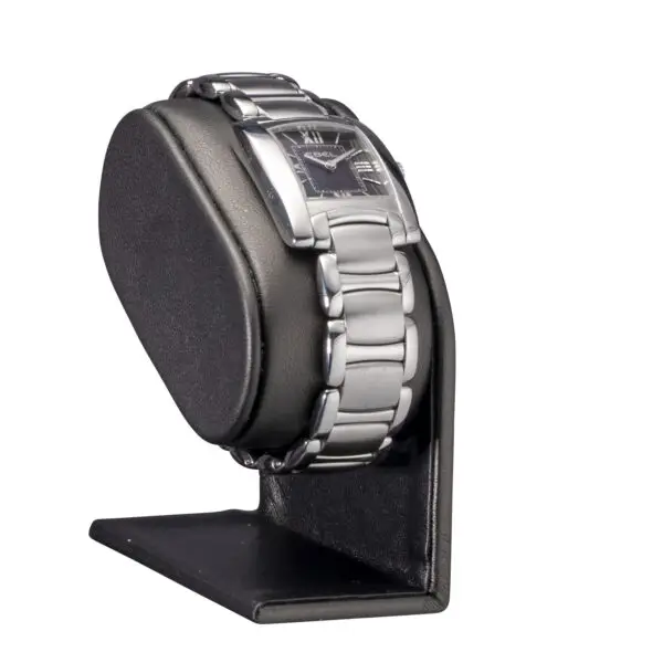 Custom Leatherette Bracelet & Watch Display Tray | Wholesale Jewelry Packaging Custom leatherette bracelet and watch display tray with faux leather, logo branding, and foam padding for jewelry retail.