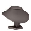 Custom leatherette round neck display stand for necklace showcase, 6-inch, multiple colors