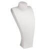 Premium leatherette tall necklace display stand with custom branding for jewelry retailers and boutiques