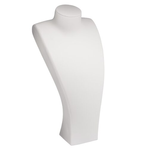 Leatherette Tall Necklace Display Stand – Custom Jewelry Packaging Premium leatherette tall necklace display stand with custom branding for jewelry retailers and boutiques