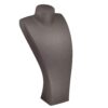 Premium leatherette tall necklace display stand with custom branding for jewelry retailers and boutiques