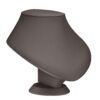 Custom Leatherette Necklace Display Stand – 6" Narrow Leatherette necklace display stand, 6" tall narrow form, custom branding, retail jewelry packaging