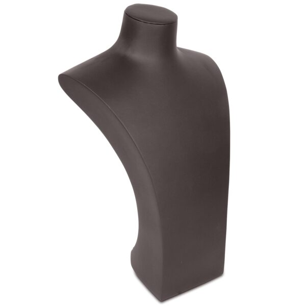 Leatherette X-Large Tall Necklace Display Box – Custom OEM Jewelry Packaging Leatherette tall necklace pendant display stand with custom branding and logo options for retail jewelry packaging