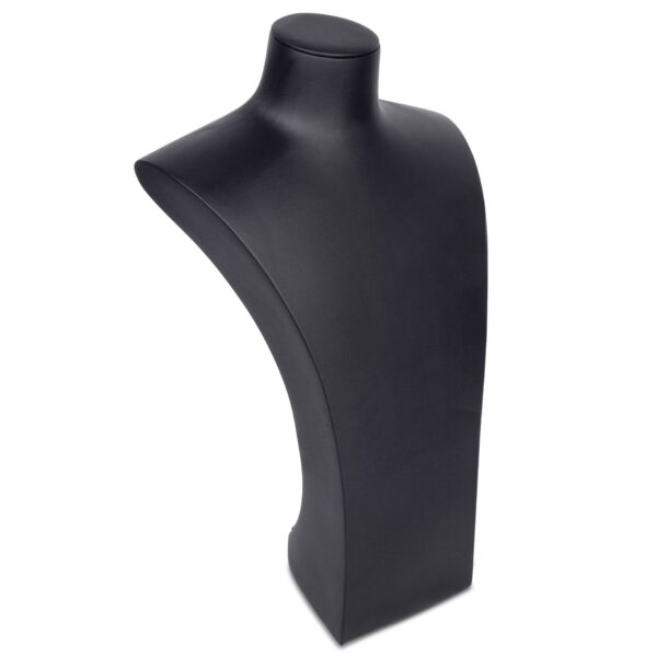 Leatherette X-Large Tall Necklace Display Box – Custom OEM Jewelry Packaging Leatherette tall necklace pendant display stand with custom branding and logo options for retail jewelry packaging