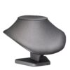 Premium leatherette 4-inch round necklace display stand with padded cradle for jewelry packaging