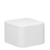 Custom Leatherette Square Pedestal Jewelry Display Tray Premium leatherette square pedestal display tray for jewelry retail and gifting