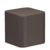Custom Leatherette Medium Square Pedestal Display for Jewelry Retail Leatherette square pedestal display for jewelry retail, trade shows, and luxury unboxing with custom logo branding
