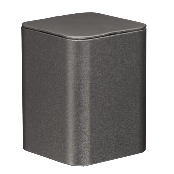 Custom Leatherette Tall Square Pedestal Jewelry Display Stand Custom leatherette tall square pedestal jewelry display stand with branded logo, premium finish, and custom insert for retail showcase