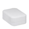 Premium soft leatherette pendant and earring jewelry display box with custom logo printing and foam insert options