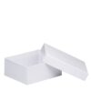 Premium soft leatherette pendant and earring jewelry display box with custom logo printing and foam insert options