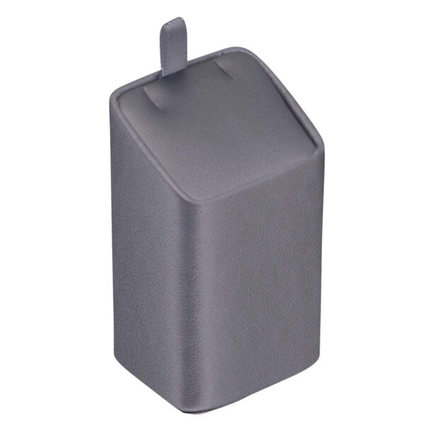Leatherette tall pendant display stand for jewelry retail and trade shows