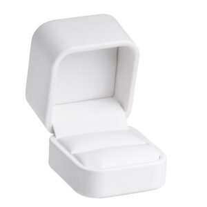 Custom Soft Leatherette Ring Box – Classic Collection for Jewelry Brands