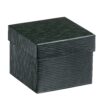 Textured Leatherette Ring Box – Custom OEM Jewelry Packaging Premium textured leatherette ring box with custom gold-foil branding and satin cushion interior for jewelry packaging
