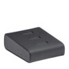 Leatherette 3-Ring Display Stand – Custom Jewelry Box Leatherette 3-ring display stand with custom logo branding and velvet interior for jewelry retail and luxury gifting