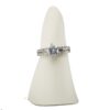 Custom Leatherette Ring Cone Display Stand for Retail Jewelry Premium leatherette ring cone display stand with custom logo branding for jewelry retail packaging
