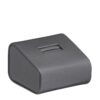 Leatherette single ring display stand with customizable logo branding for wholesale jewelry packaging