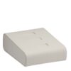 Leatherette 3-Ring Display Stand – Custom Jewelry Box Leatherette 3-ring display stand with custom logo branding and velvet interior for jewelry retail and luxury gifting