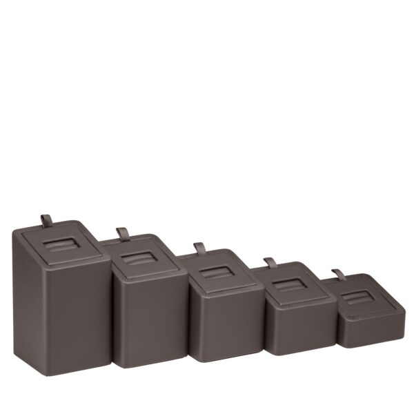 Leatherette Ring Slot Display Stands Set of 5 Leatherette ring slot display stands set of 5, premium jewelry packaging with customizable colors and logos