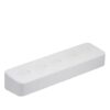 Premium 5-slot leatherette ring display tray in long rectangle shape for retail jewelry showcasing