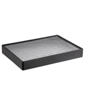 Leatherette 56-Ring Stackable Foam Jewelry Display Tray