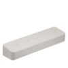 Premium 5-slot leatherette ring display tray in long rectangle shape for retail jewelry showcasing