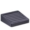 7-row leatherette ring display tray with custom logo branding for jewelry retailers and boutiques