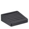 7-row leatherette ring display tray with custom logo branding for jewelry retailers and boutiques