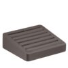 7-row leatherette ring display tray with custom logo branding for jewelry retailers and boutiques