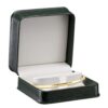 Custom Textured Leatherette Watch & Bangle Box – Luxury Rigid Packaging Textured leatherette watch and bangle rigid box with luxury finish and custom logo branding