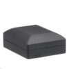 Black LED pendant box with integrated lighting, custom foam insert, and branded exterior – premium jewelry packaging