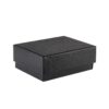 Black LED pendant box with integrated lighting, custom foam insert, and branded exterior – premium jewelry packaging