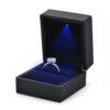 Illuminated LED Ring Box with Custom Jewelry Packaging – Wholesale Premium custom LED-illuminated ring box with jewelry insert for wholesale packaging