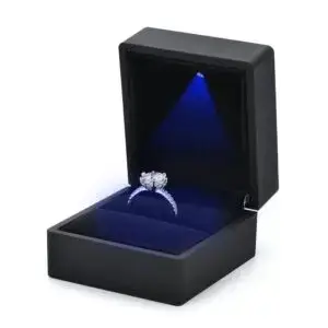 Illuminated LED Ring Box with Custom Jewelry Packaging – Wholesale
