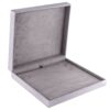 Linen Weave Necklace Box – Custom OEM Jewelry Packaging Premium linen weave necklace box with custom logo printing and foam insert for jewelry brands