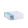 Premium ribbed kraft paper snap-closure earring box with custom branding and eco-friendly options for jewelry retailers