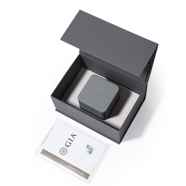 Luxury Diamond Jewelry Set Rigid Box - Custom OEM Packaging Luxury diamond jewelry set rigid gift box with custom logo printing, premium finishes, and custom foam insert