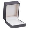 Custom Luxury Leather Flat Pad Jewelry Box – Premium OEM Packaging Custom luxury leather flat pad jewelry box with embossed logo and padded interior display