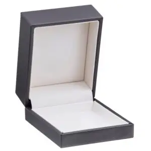 Custom Luxury Leather Flat Pad Jewelry Box – Premium OEM Packaging