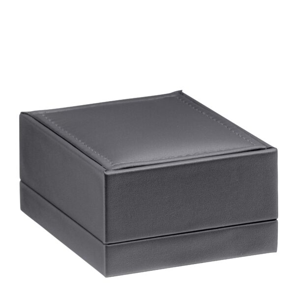 Custom Luxury Leather Flat Pad Jewelry Box – Premium OEM Packaging Custom luxury leather flat pad jewelry box with embossed logo and padded interior display