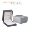 Custom Luxury Leather Flat Pad Jewelry Box – Premium OEM Packaging Custom luxury leather flat pad jewelry box with embossed logo and padded interior display