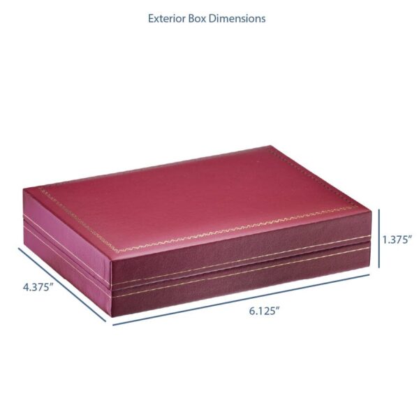 Luxury Rigid Necklace Box, Custom Private Label Jewelry Packaging Luxury rigid kraft necklace and pendant box with custom branding and vintage aesthetic interior display