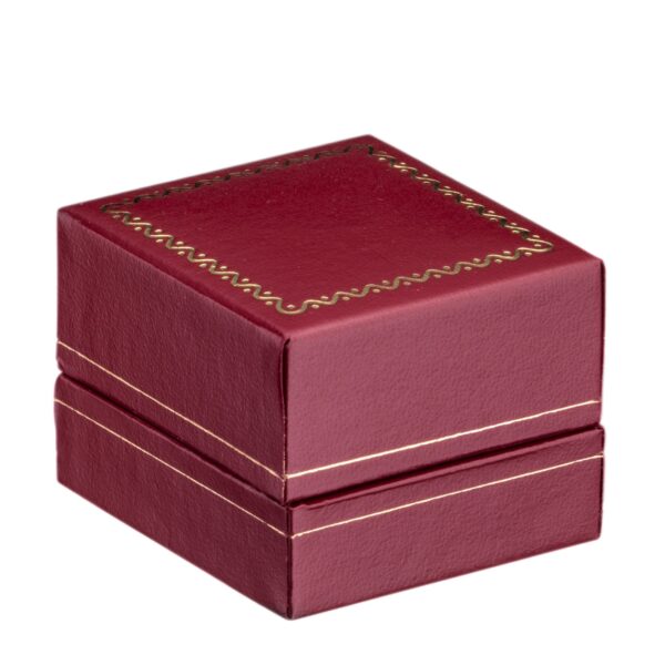 Custom Luxury Ring Box – Vintage Elegant Design, Jewelry Packaging Premium custom luxury ring box with vintage elegant design, velvet insert, magnetic closure, and custom logo branding
