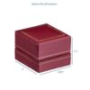 Custom Luxury Ring Box – Vintage Elegant Design, Jewelry Packaging Premium custom luxury ring box with vintage elegant design, velvet insert, magnetic closure, and custom logo branding