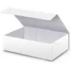 Custom eco-friendly magnet-closure jewelry gift boxes with recyclable kraft cardboard and embossed logo branding