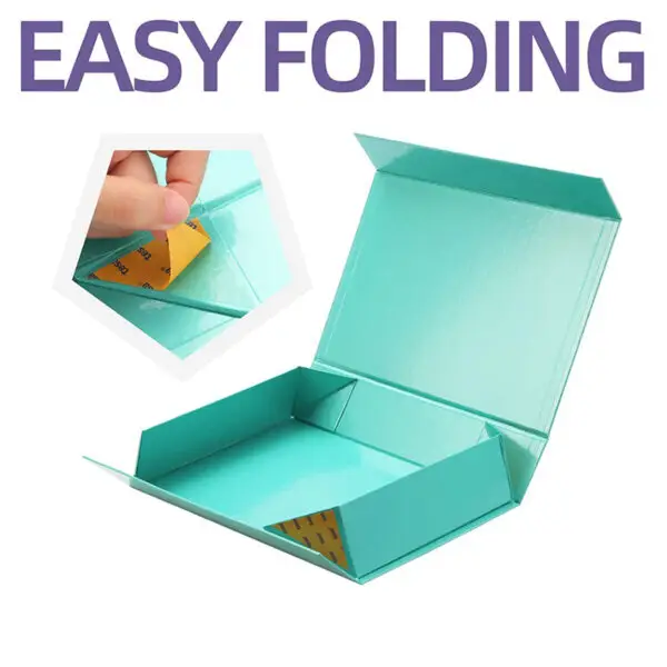 Custom eco-friendly magnet-closure jewelry gift boxes with recyclable kraft cardboard and embossed logo branding