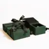 Custom magnetic closure jewelry boxes with foam inserts and logo branding – luxury rigid packaging